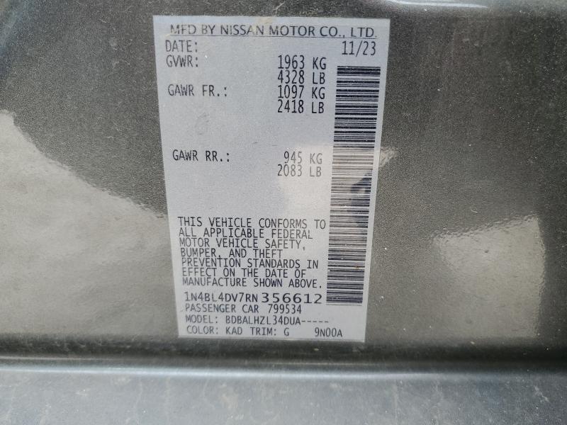 2024 NISSAN ALTIMA SV #3304966945