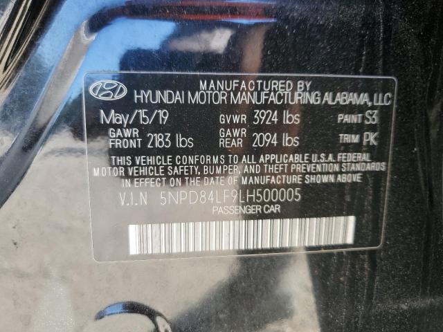 2020 HYUNDAI ELANTRA SEL 5NPD84LF9LH500005