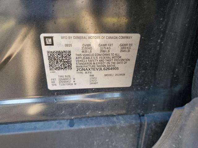 2020 CHEVROLET EQUINOX LT #3285731660