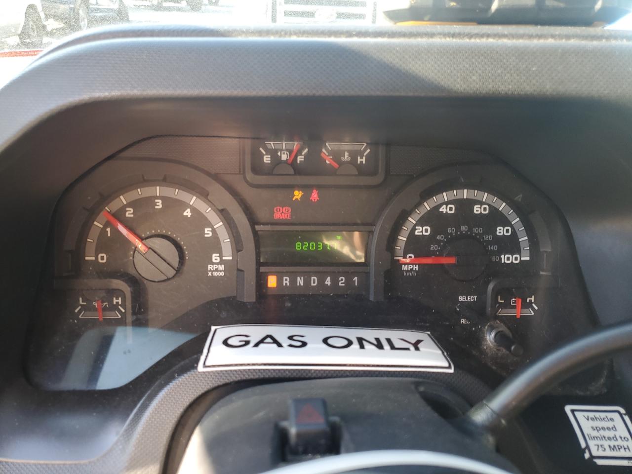 FORD ECONOLINE E350 SUPER DUTY CUTAWAY VAN