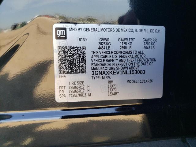 2022 CHEVROLET EQUINOX LT #3297218377