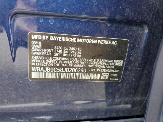 2018 BMW M550XI WBAJB9C58JB286290