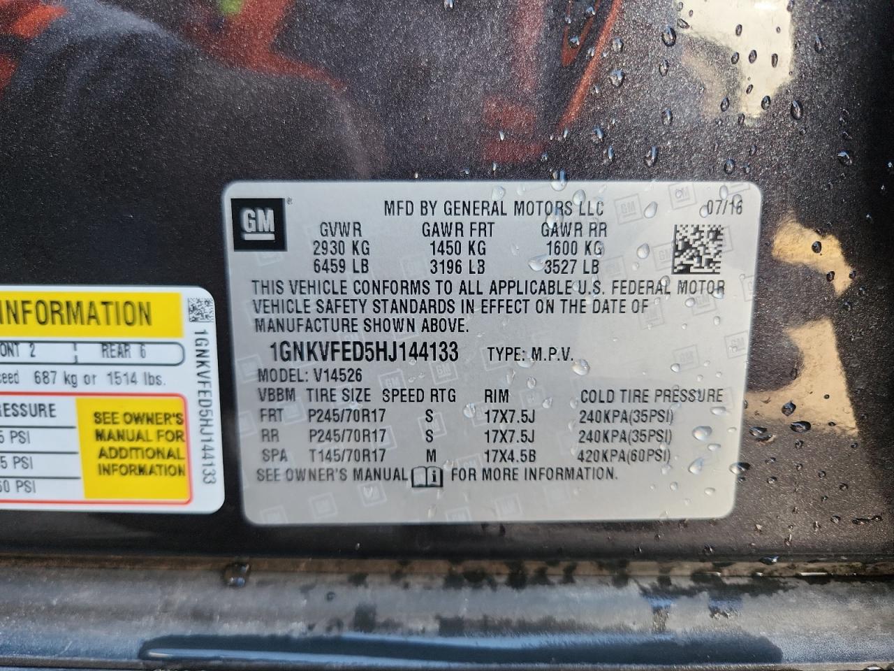 CHEVROLET TRAVERSE LS