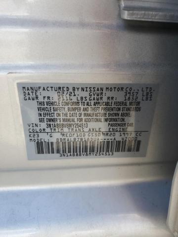 2021 NISSAN SENTRA S - 3N1AB8BV8MY254513