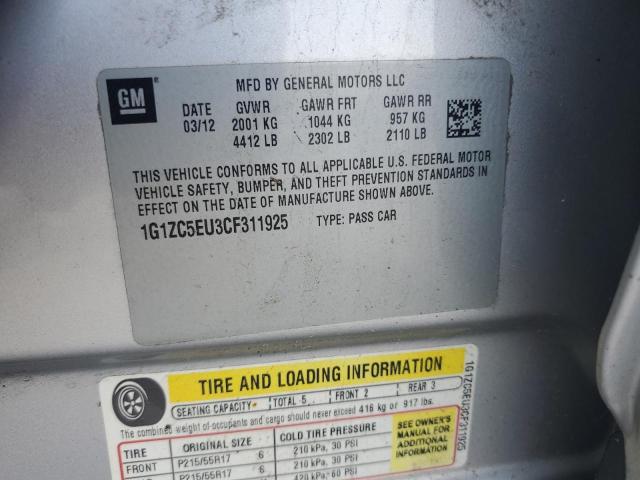 2012 CHEVROLET MALIBU 1LT - 1G1ZC5EU3CF311925