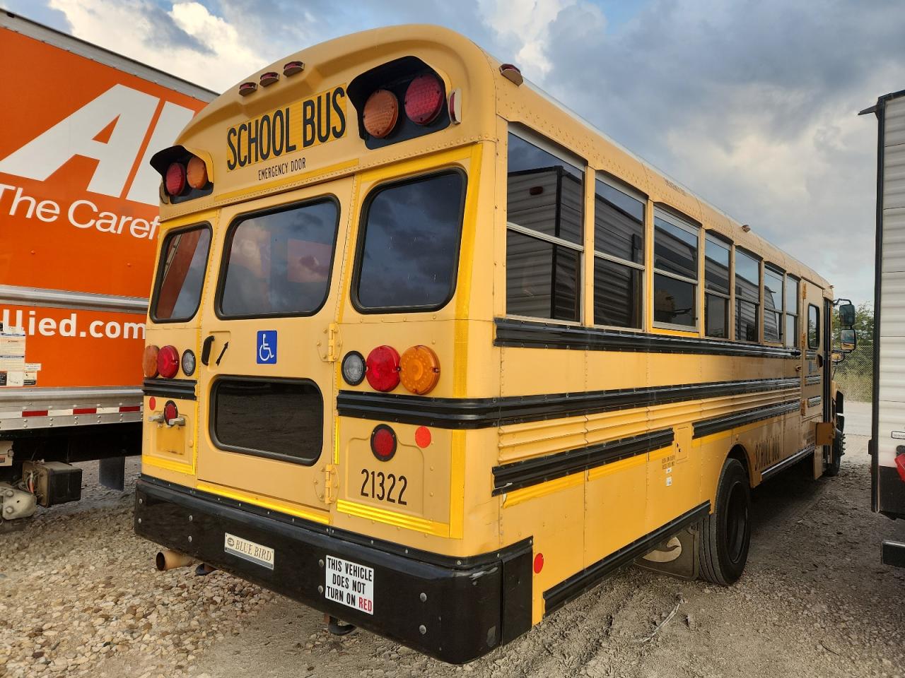 Lot #3305292310 2012 BLUE BIRD SCHOOL BUS