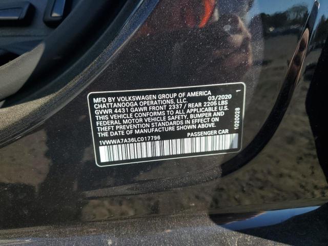 2020 VOLKSWAGEN PASSAT SE - 1VWWA7A36LC017796