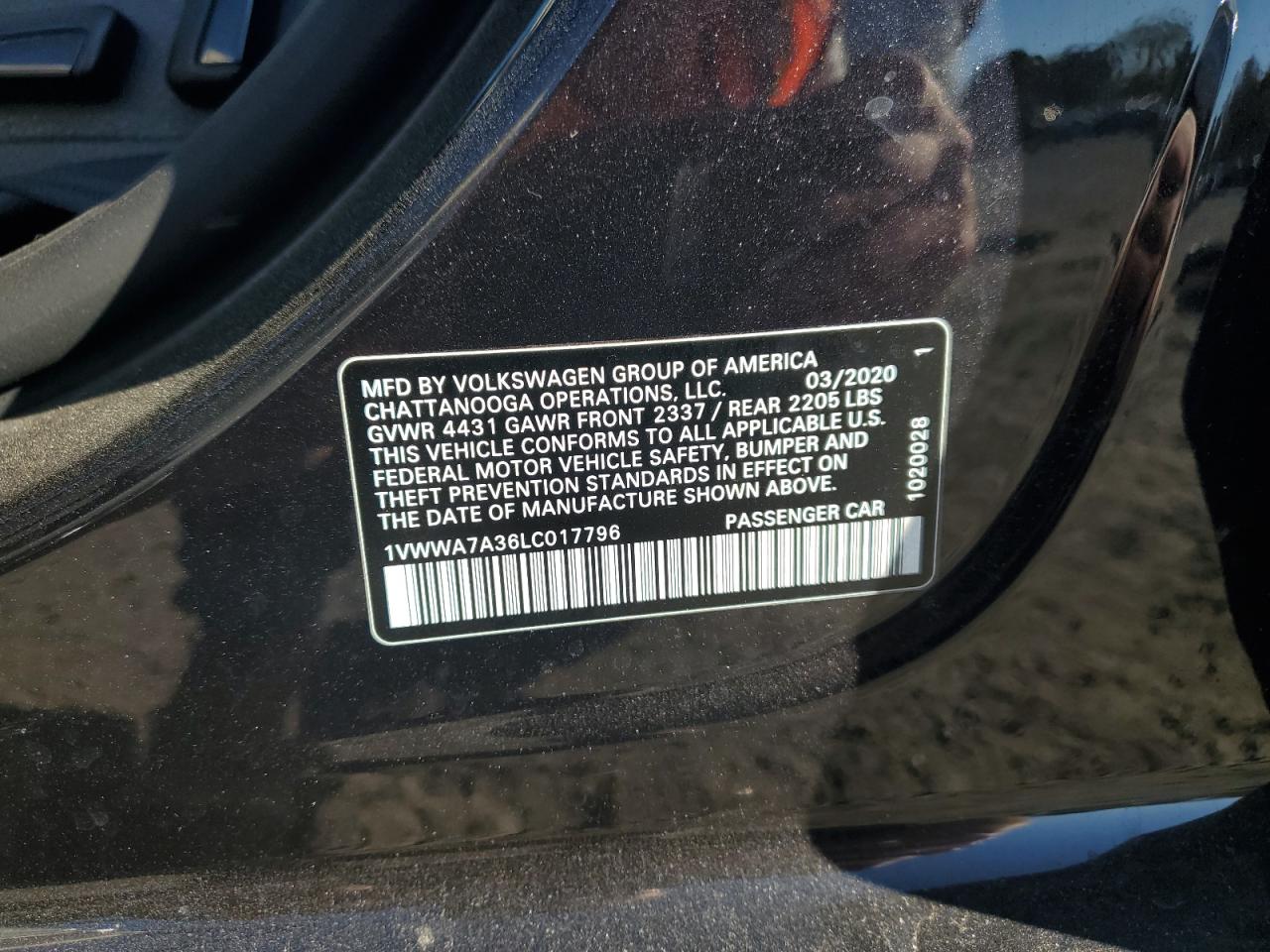 VOLKSWAGEN PASSAT SE