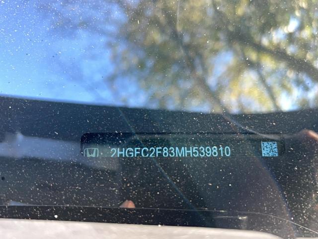 2021 HONDA CIVIC SPOR #3281433985