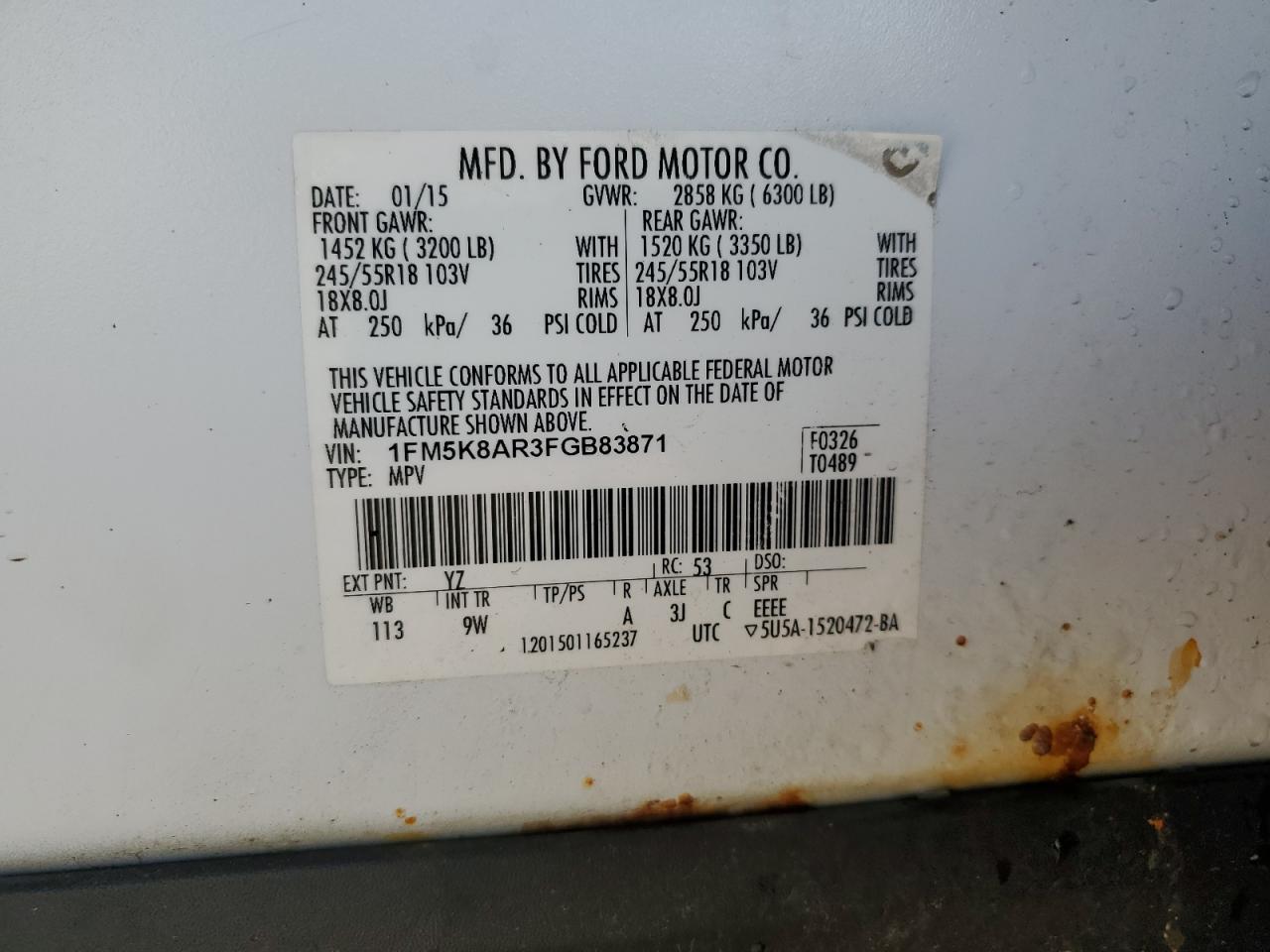 FORD EXPLORER POLICE INTERCEPTOR