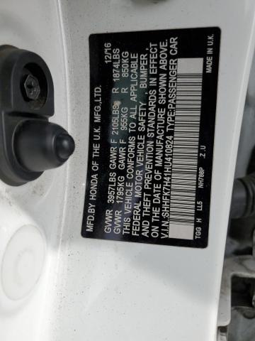 2017 HONDA CIVIC SPOR - SHHFK7H41HU410824