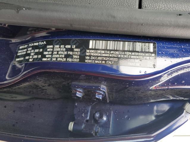 2016 JEEP RENEGADE L ZACCJBBT8GPC65203