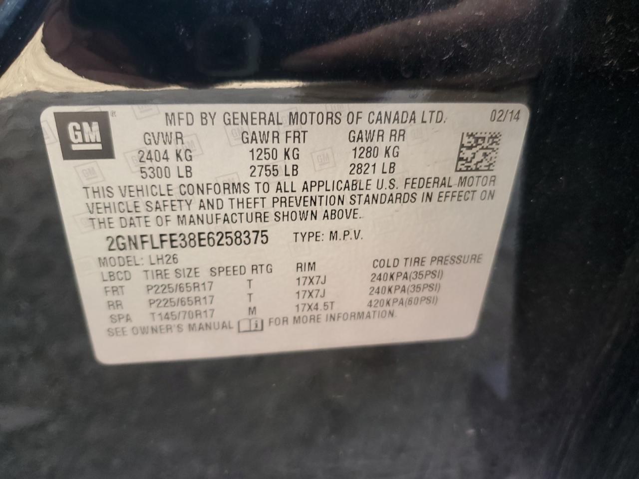 CHEVROLET EQUINOX LT