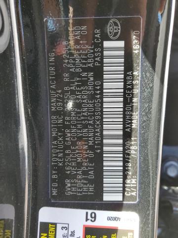 2025 TOYOTA CAMRY XSE #3309509590