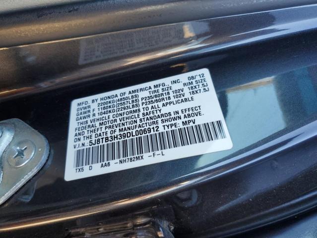 2013 ACURA RDX - 5J8TB3H39DL006912
