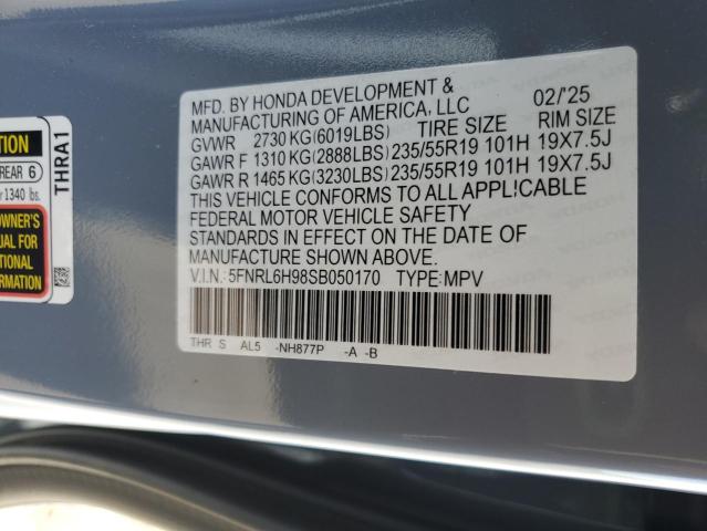 2025 HONDA ODYSSEY EL #3290223214