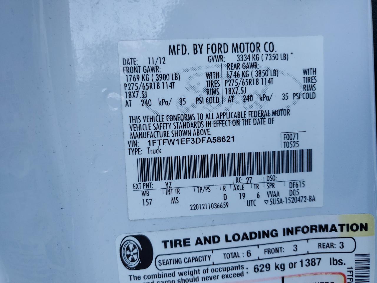 FORD F-150 SUPERCREW