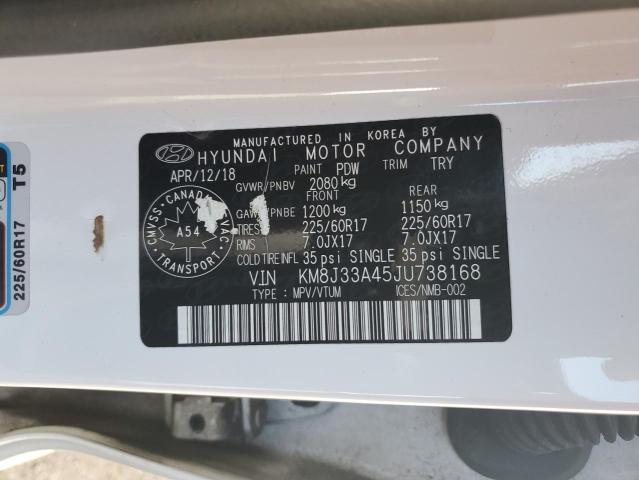 2018 HYUNDAI TUCSON SEL - KM8J33A45JU738168