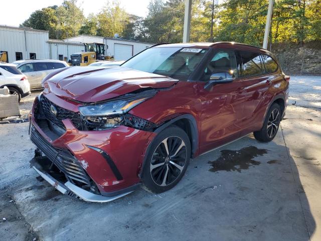 2021 TOYOTA HIGHLANDER XSE 5TDLZRAH6MS082802