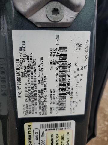 2016 FORD FUSION TIT 3FA6P0K97GR141407