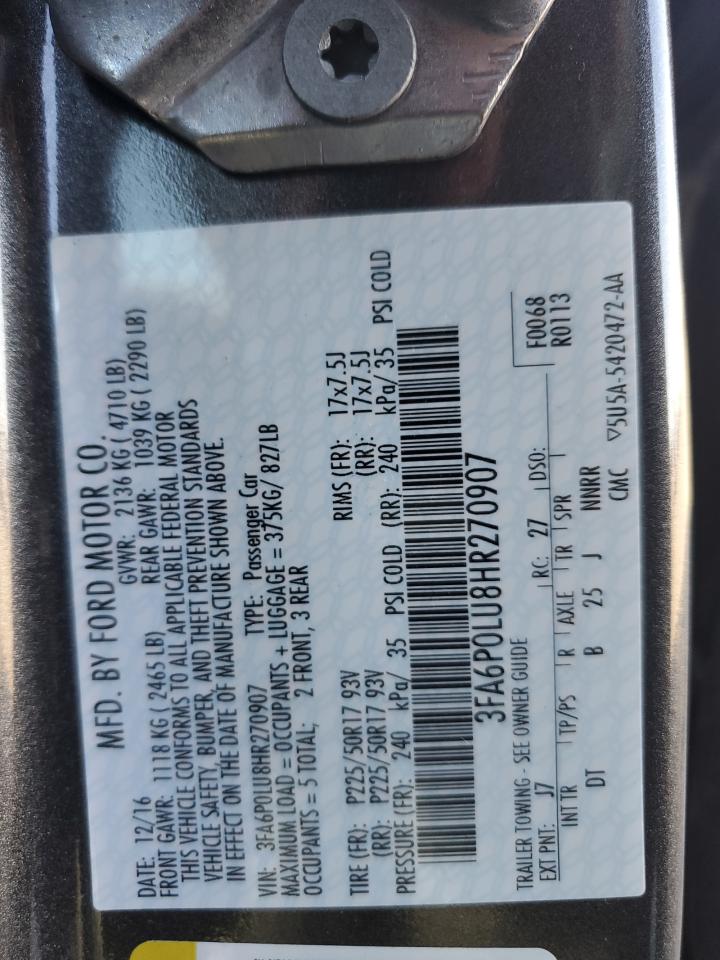 FORD FUSION SE HYBRID