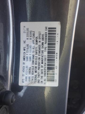 2014 HONDA ACCORD SPO - 1HGCR2F57EA136677
