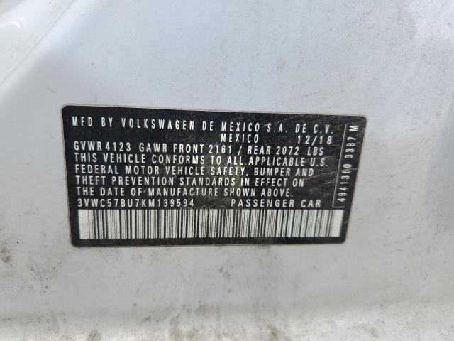 2019 VOLKSWAGEN JETTA S #3278804720