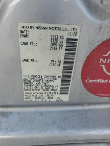 2021 NISSAN ALTIMA SR #3293335452