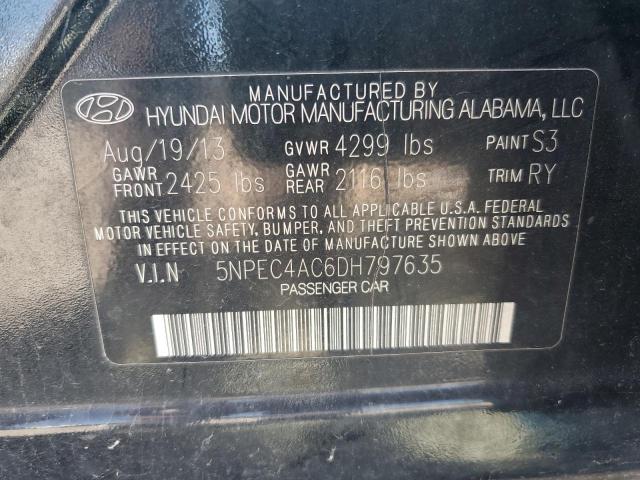 2013 HYUNDAI SONATA SE - 5NPEC4AC6DH797635