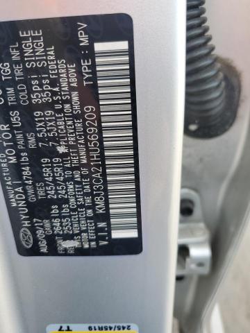 2017 HYUNDAI TUCSON LIM KM8J3CA21HU569209