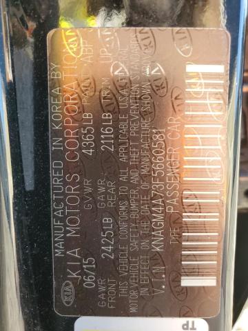 2015 KIA OPTIMA LX #3309034154