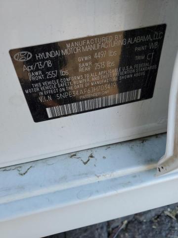 2018 HYUNDAI SONATA SPO - 5NPE34AF6JH703419