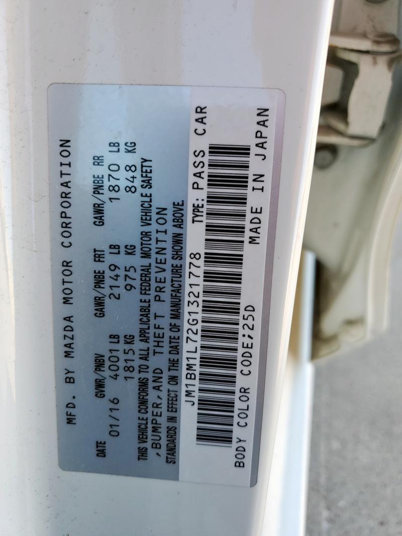 2016 MAZDA 3 TOURING - JM1BM1L72G1321778