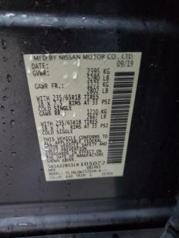 2020 NISSAN MURANO SV - 5N1AZ2BS1LN105072