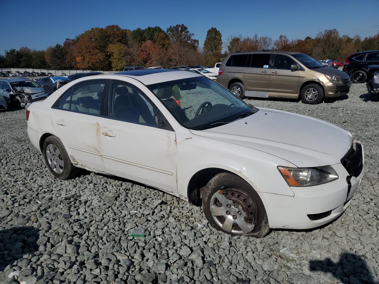 Lot #3287693047 2008 HYUNDAI SONATA GLS