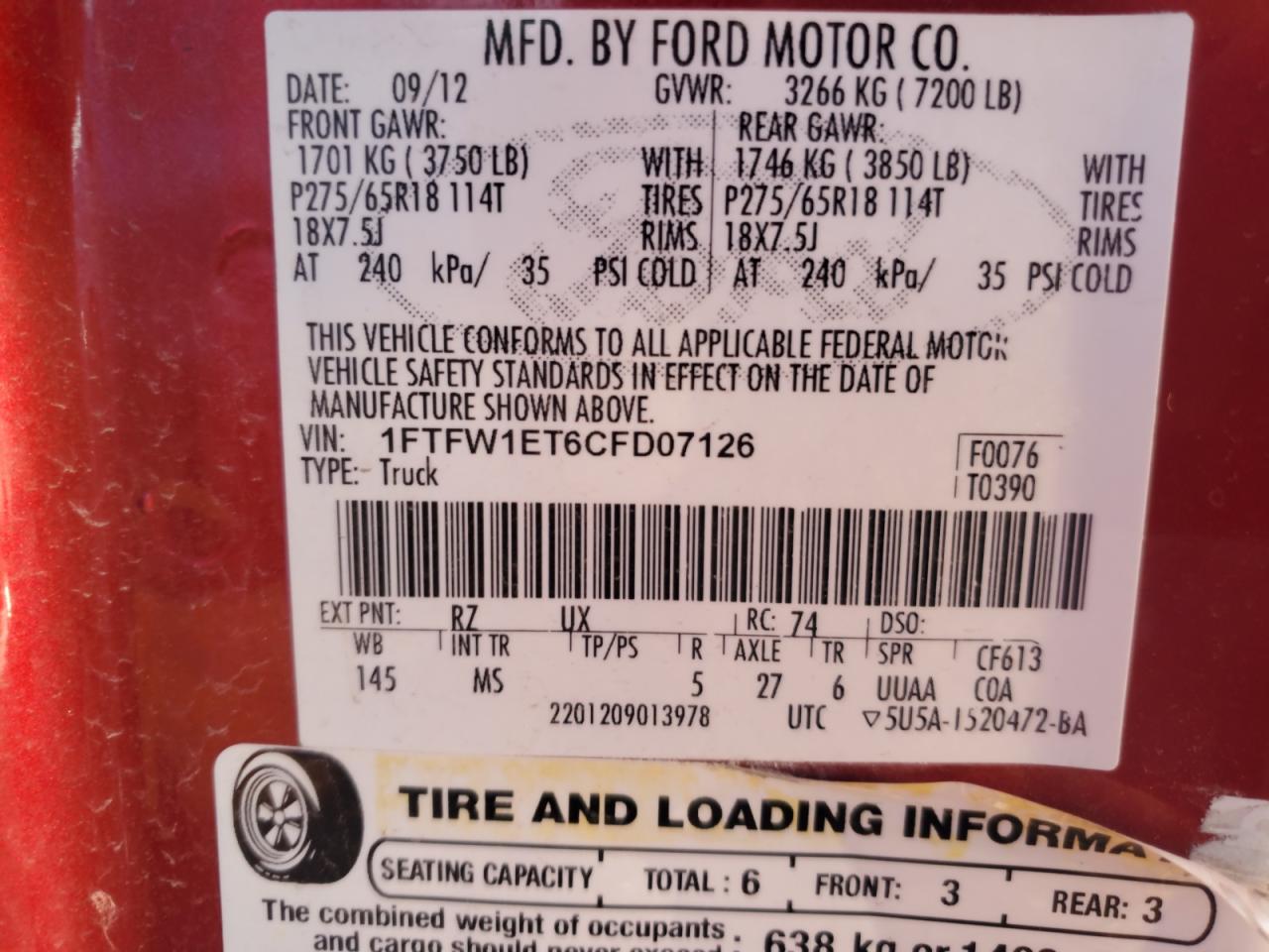 FORD F-150 SUPERCREW