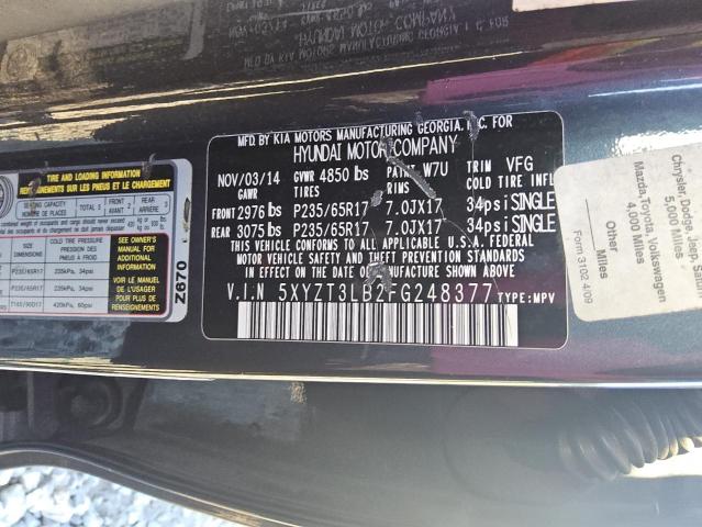 2015 HYUNDAI SANTA FE S - 5XYZT3LB2FG248377