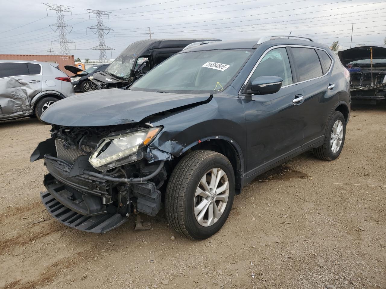 Lot #3286664300 2014 NISSAN ROGUE S