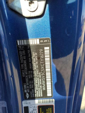 2012 MINI COOPER S - WMWSV3C5XCTY16779