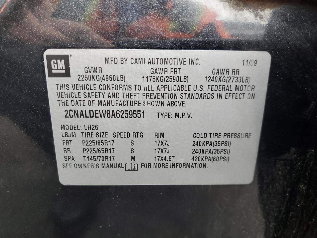 CHEVROLET EQUINOX LT