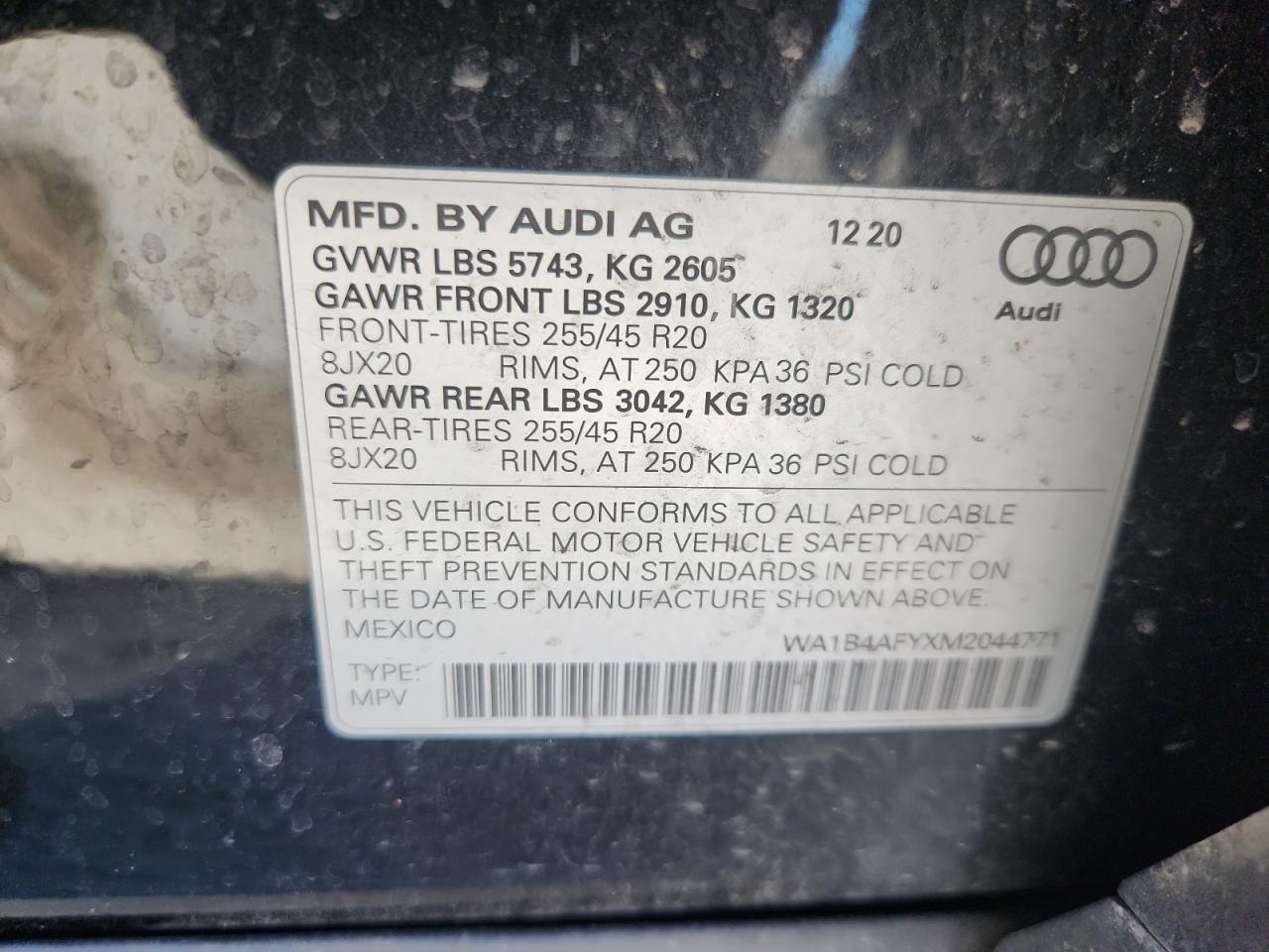 AUDI SQ5 PREMIUM PLUS