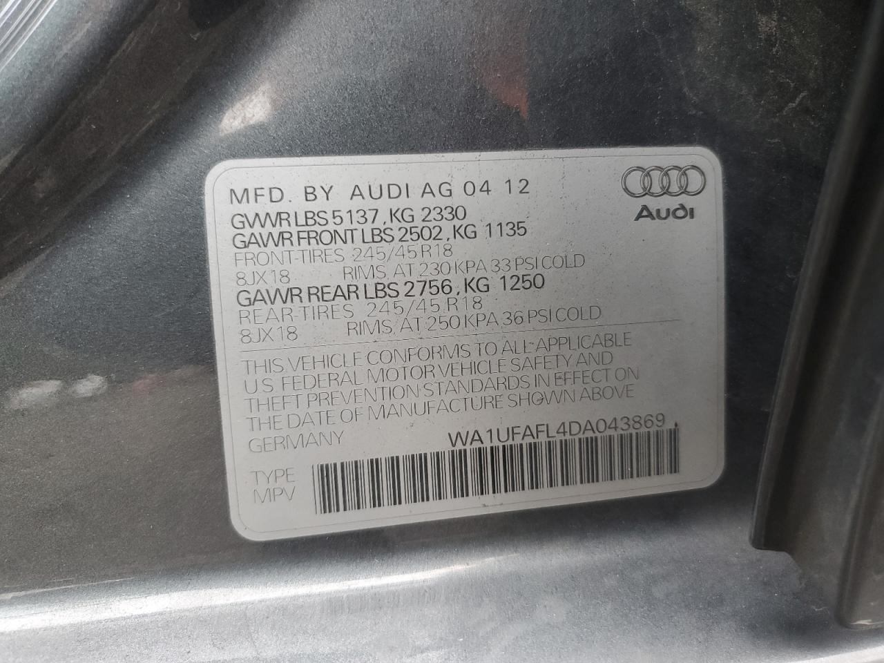AUDI A4 ALLROAD PREMIUM PLUS