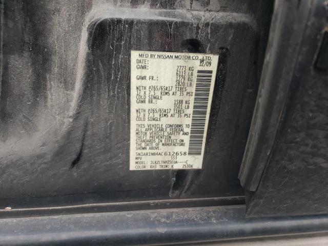 2010 NISSAN PATHFINDER - 5N1AR1NB4AC612658