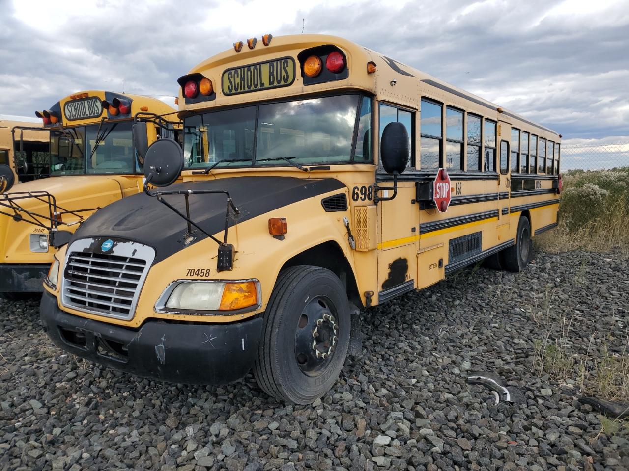 Lot #3276986167 2008 BLUE BIRD SCHOOL BUS