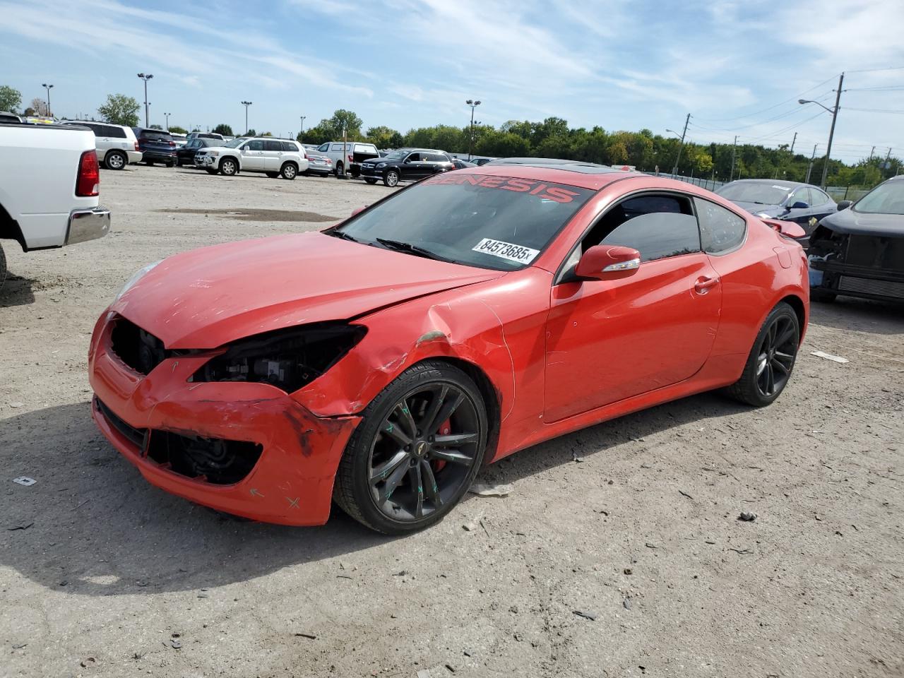 Lot #3265181005 2010 HYUNDAI GENESIS COUPE 3.8L