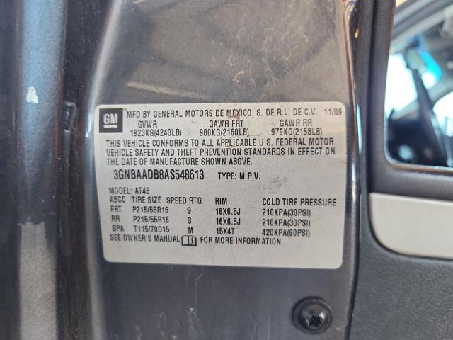 2010 CHEVROLET HHR LS - 3GNBAADB8AS548613