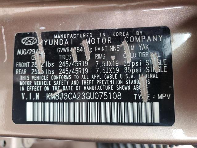 2016 HYUNDAI TUCSON LIM #3284412452