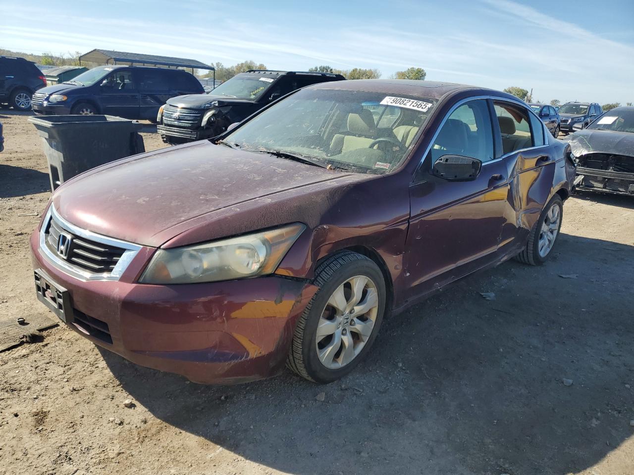 Lot #3290169199 2009 HONDA ACCORD EX
