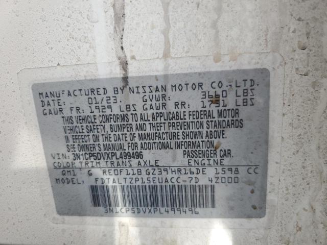 2023 NISSAN KICKS SR 3N1CP5DVXPL499496