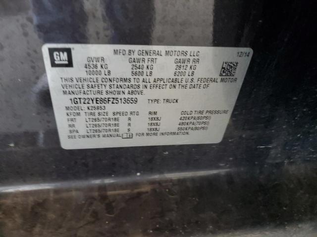 2015 GMC SIERRA K2500 SLE #3293381456